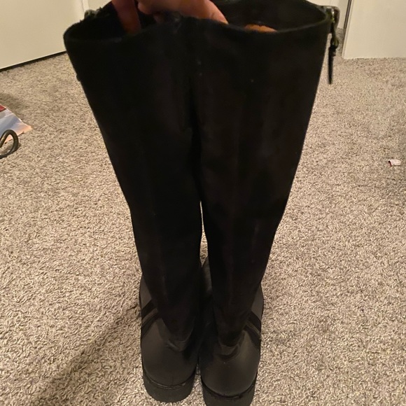 Via spiga women black leather & suede boots - Picture 8 of 11